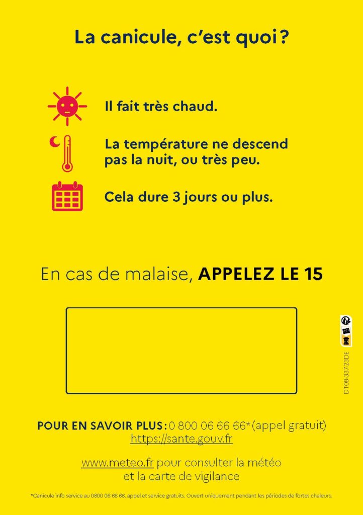 Alerte canicule dans le Vaucluse